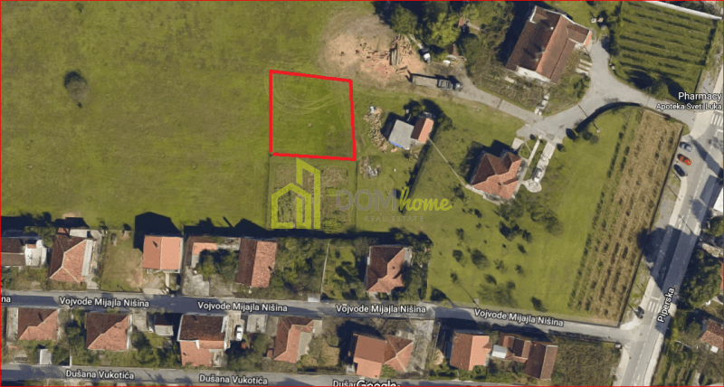 Plac 474m2, Zagorič kod City kej-a