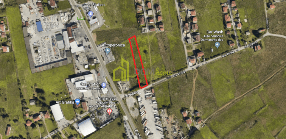 Urbanizovan građevinski plac 2111m2, Zabjelo