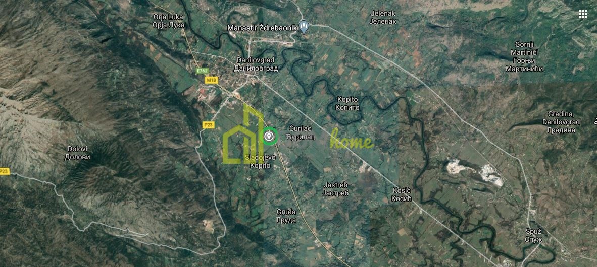 Plac 25000m2, Ćurilac, Danilovgrad