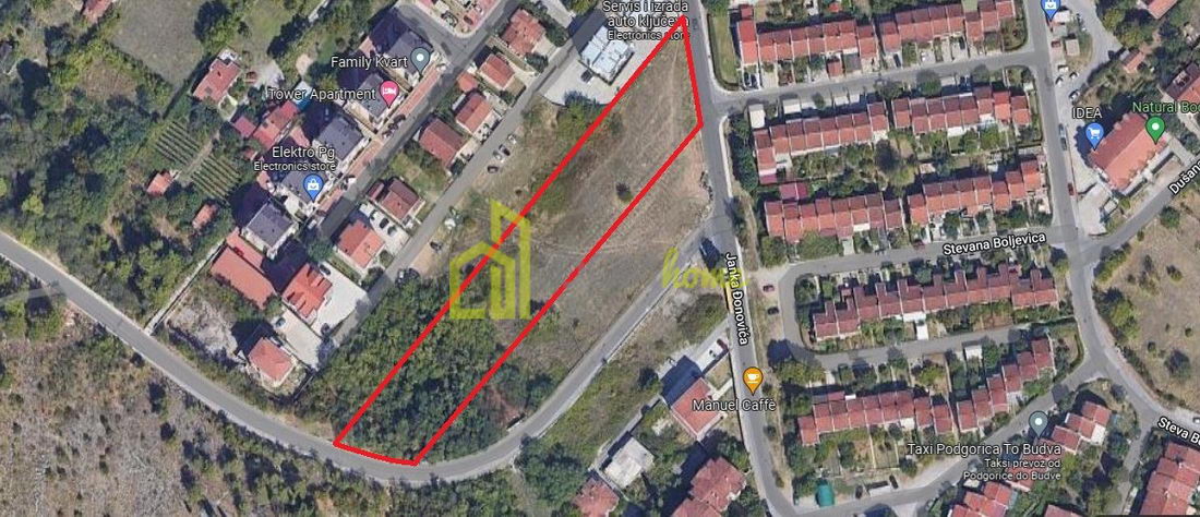 Plac cc5000m2, Zabjelo