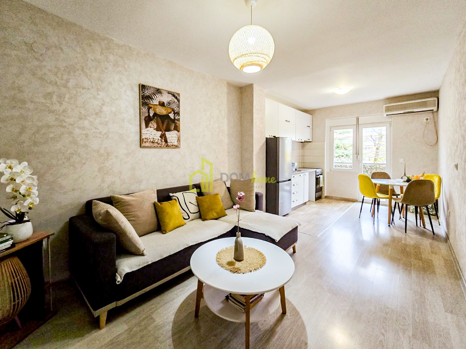 Однокомнатная квартира 44м2, Преко Морача