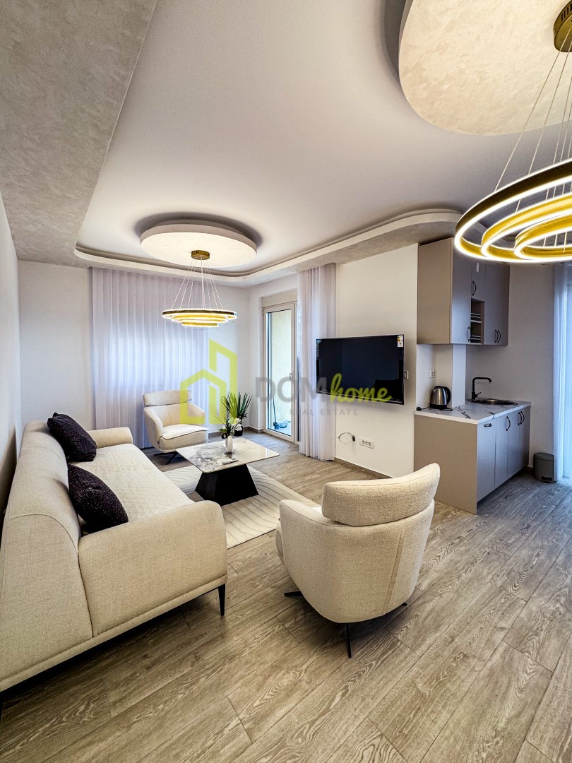 Lux dvosoban stan 74m², Bečići - Prodaja, Namješten, Luksuzan, Klimatizovan, Pogled na more