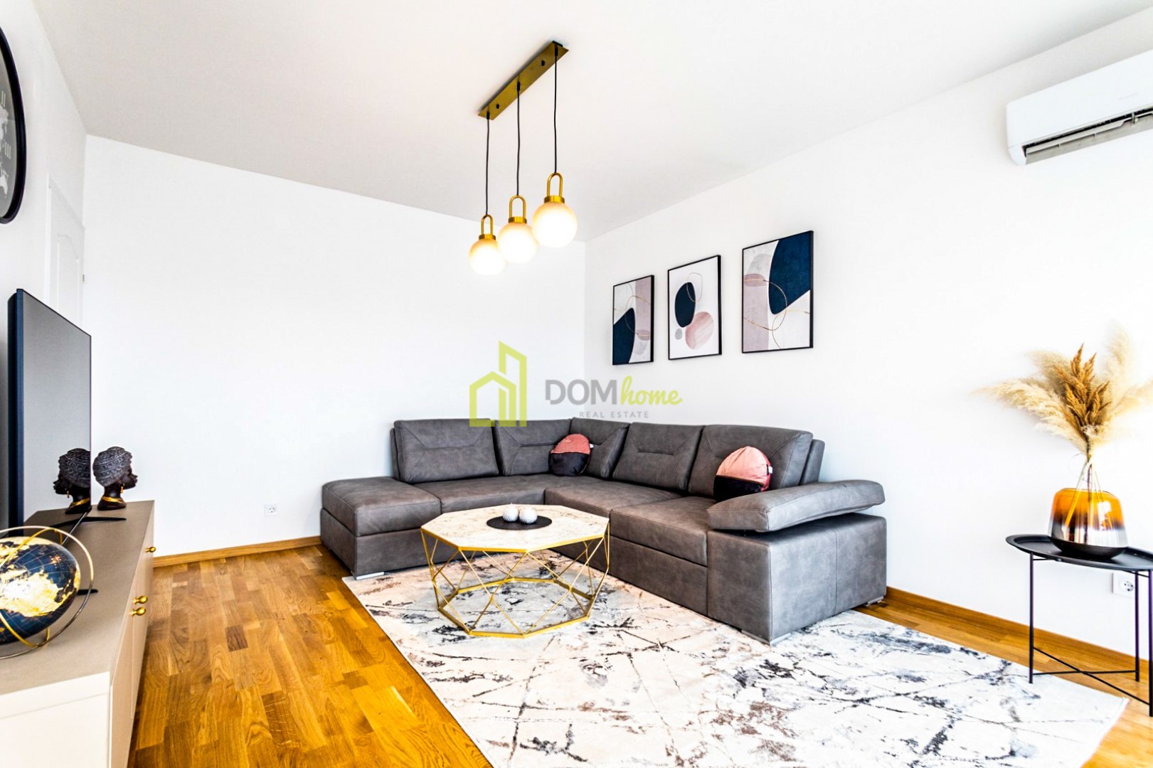 Jednosoban stan 54m², kod Gintaša - Izdavanje, Namješten, Klimatizovan