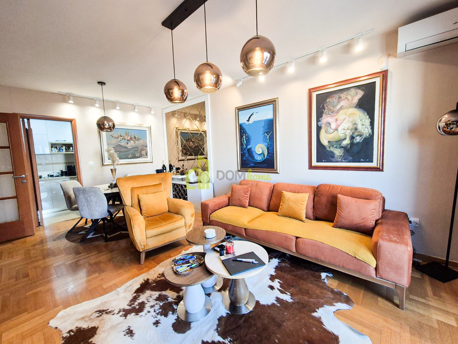 Jednosoban stan 56m2, Preko Morače, renoviran, namješten 