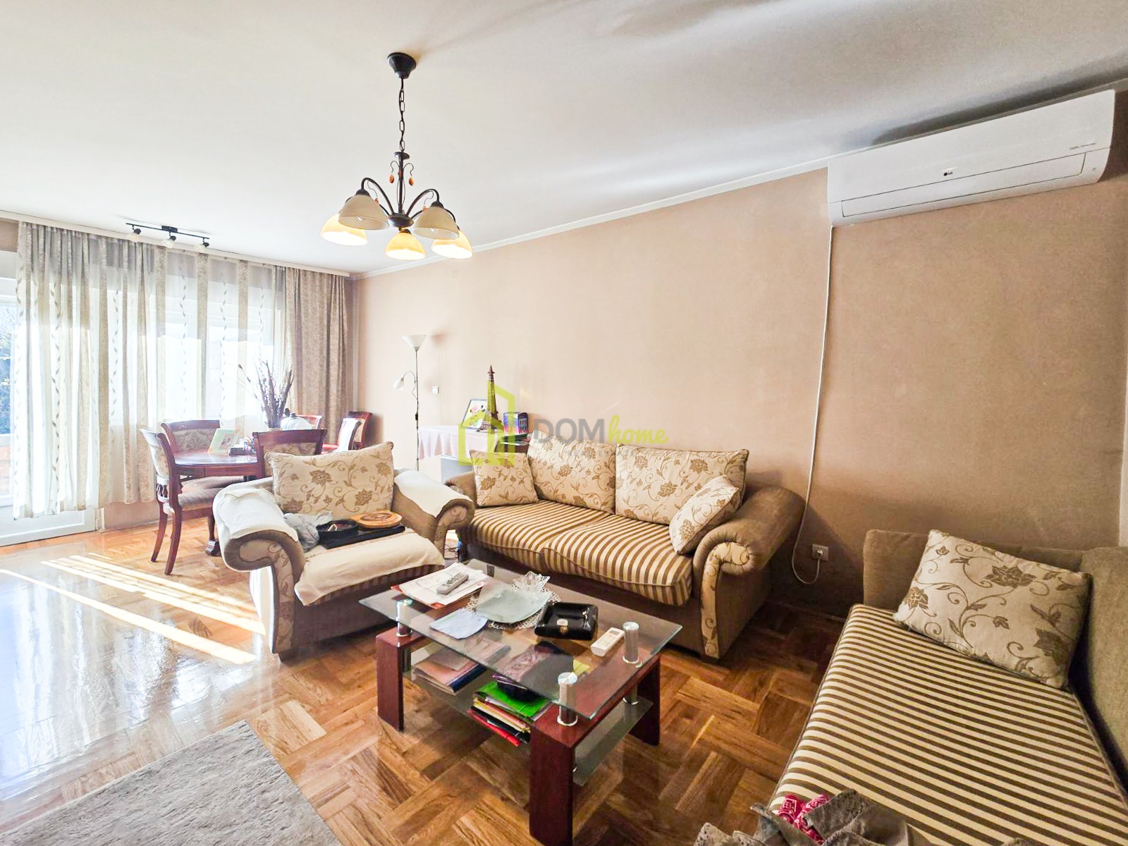 Dvosoban stan 75m2 +15m2 terasa, Stari Aerodrom, Namješten