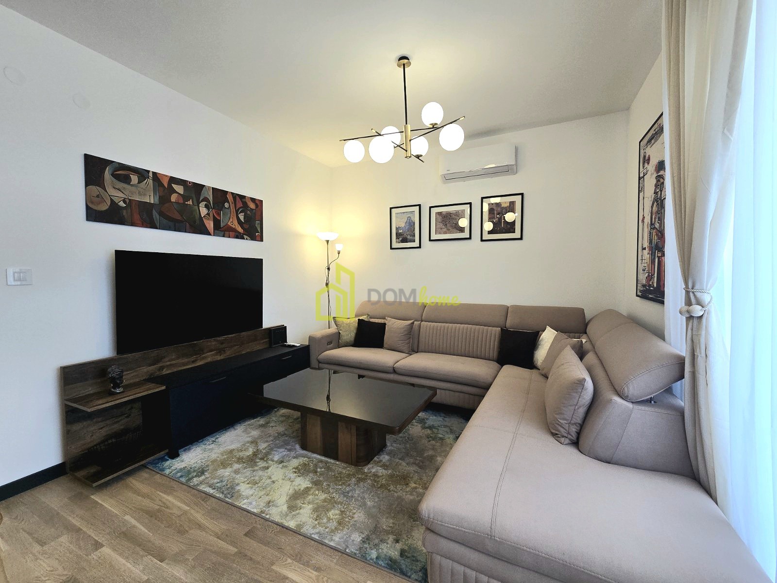 Dvosoban stan 57m2, Lux namješten, Gorica C