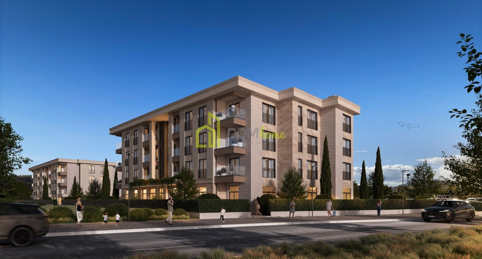 Трёхкомнатная квартира 101 м², Забьело